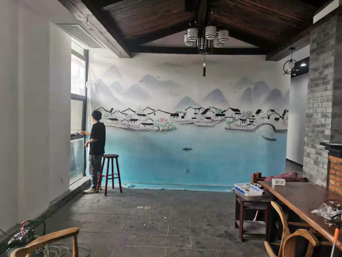 上海室内手绘墙定制公司